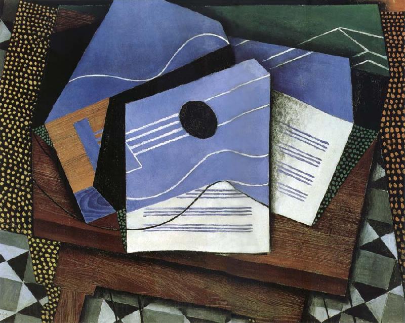 Juan Gris The Guitar on the table